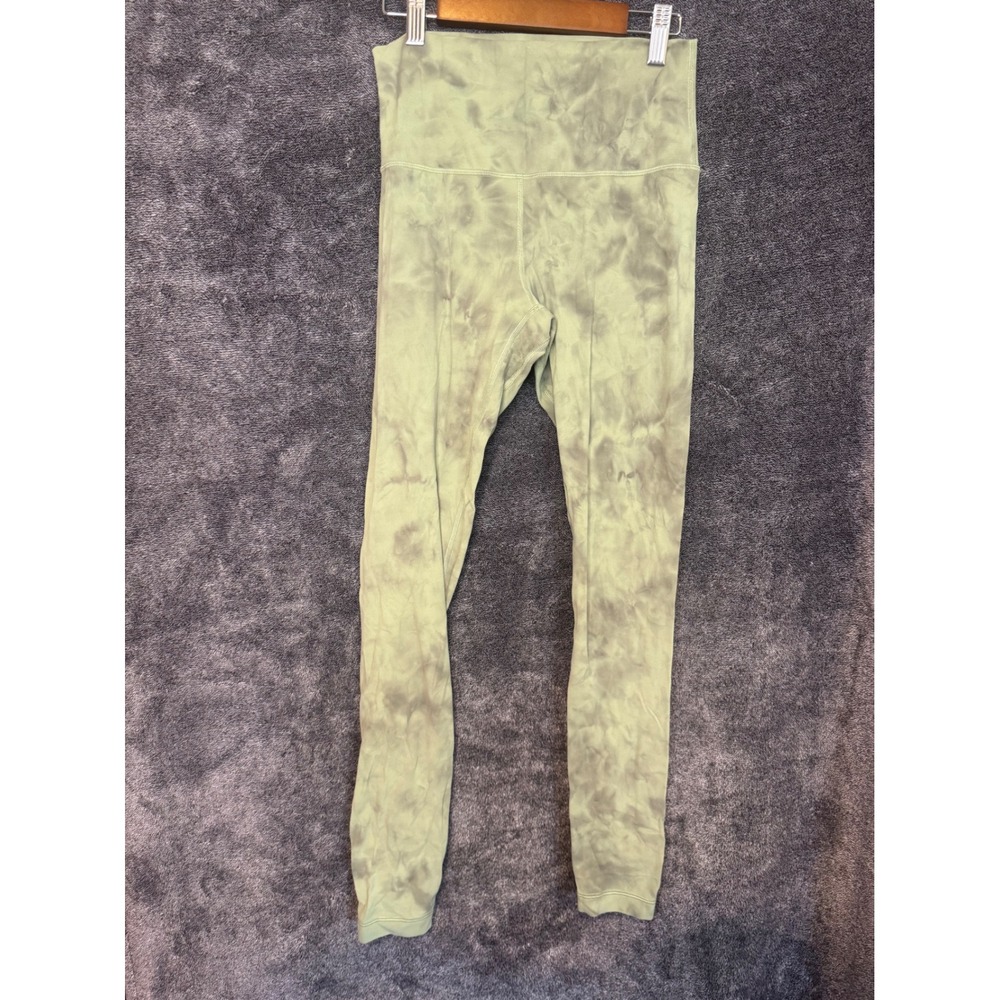 Lululemon Align High Rise Pant 28 Diamond Dye Light Sage Medium Olive Green 6